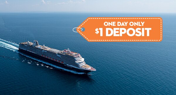 One Day Only: $1 Deposit