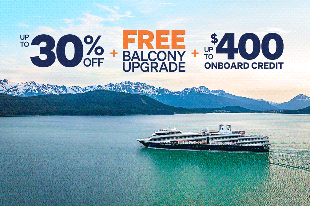 Up to 30% off Have It All fares + a free balcony upgrade