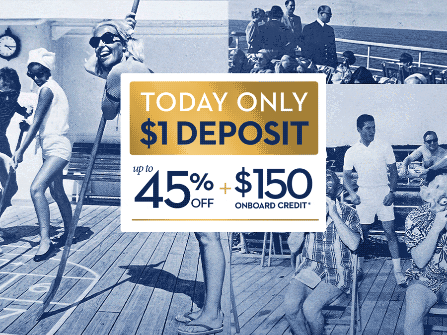 Today Only! $1 Deposit