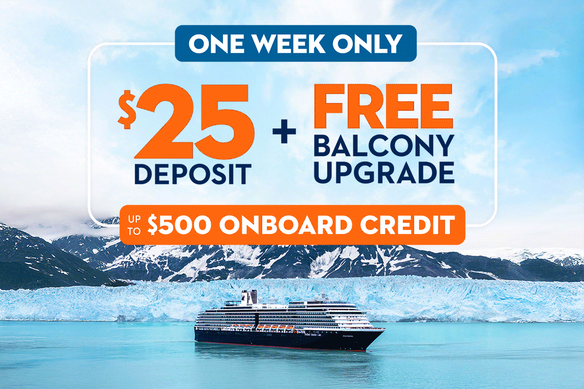 One Week Only. $25 Deposit.