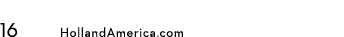 16 HollandAmerica.com 