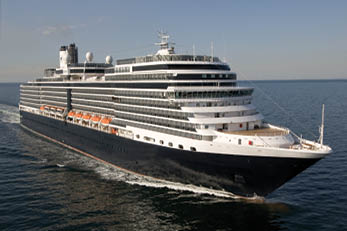 The new ms Eurodam departs Copenhagen, Denmark, Saturday, July 5, 2008, on its maiden European voyage. The 2,104-passenger Eurodam is Holland America Line's 14th vessel. Following a series of Baltic cruises, the Eurodam is to arrive in New York in late August 2008 for New England/Canada cruises followed by voyages to the Caribbean from Fort Lauderdale, Fla. Queen Beatrix of the Netherlands served as the ship's godmother during naming ceremonies July 1 in Rotterdam, Netherlands. NO SALES. FOR EDITORIAL USE ONLY. (Andy Newman/Holland America Line/HO)