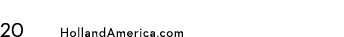 20 HollandAmerica.com 