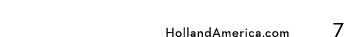  HollandAmerica.com 7