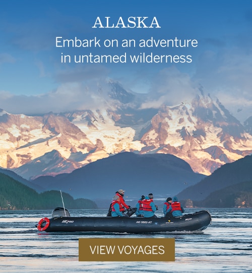 ALASKA |                                                        Embark on a                                                        adventure in                                                        untamed wilderness                                                        | View Voyage