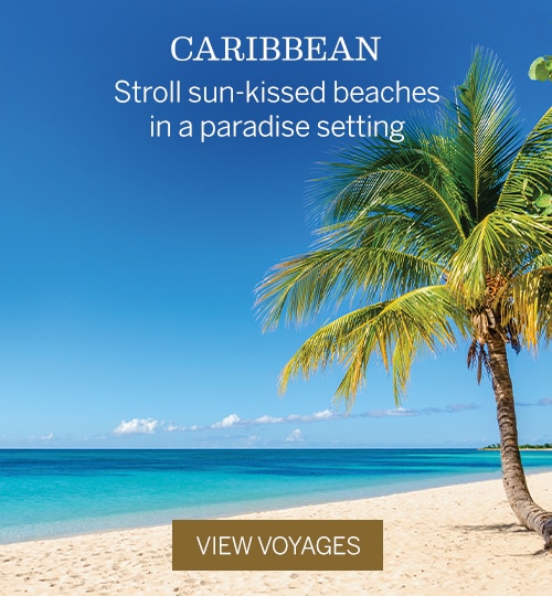 CARIBBEAN |                                                        Stroll sun-kissed                                                        beaches in a                                                        paradise setting |                                                        View Voyage