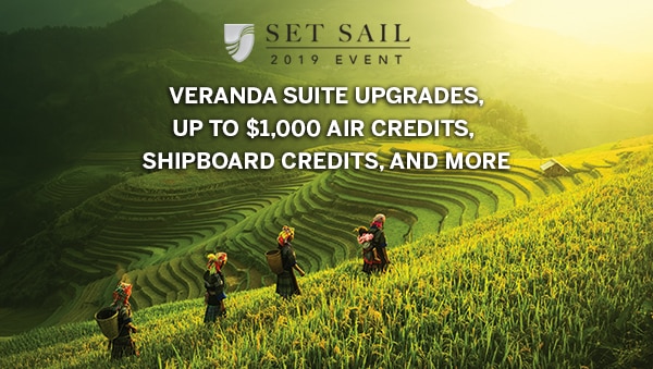 Two Week Sale: Veranda Suite                                      Upgrades, Air Credits, and More.                                      Ends September 3